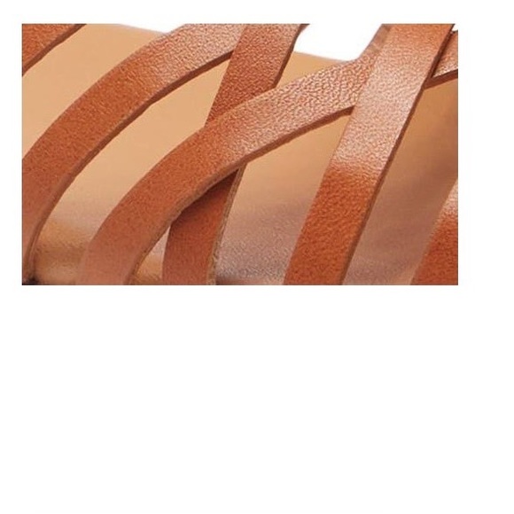 MOVING SALE | Madewell Tracie Crisscross Leather Slide Sandals, Women’s Size 9.5 - Picture 7 of 10